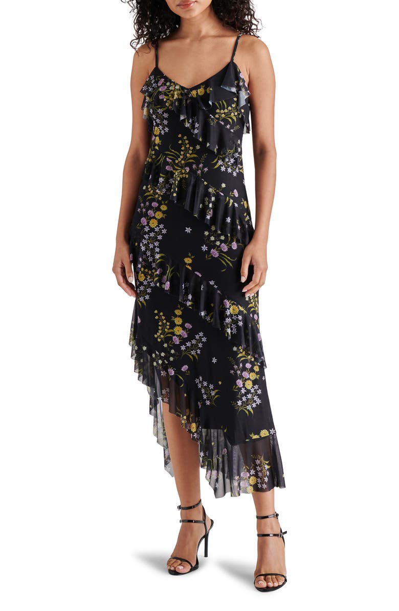 maxi off shoulder dress for women Josie Off Shoulder Mesh Maxi Dress - Dark Brown