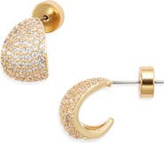 Nordstrom Pavé Huggie Hoop Earrings