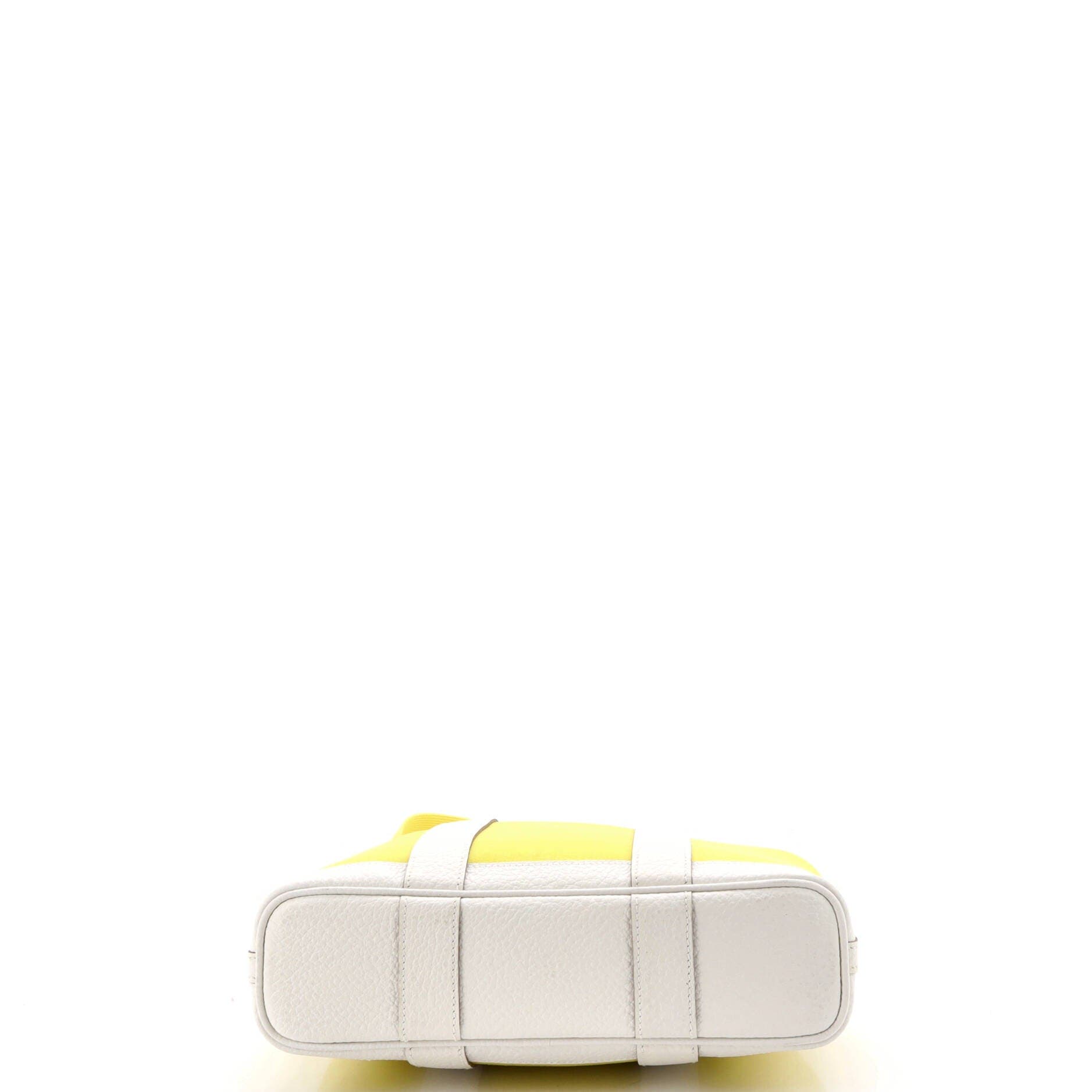 Garden File Tote Toile and Leather 28, Alternate, color, Yellow