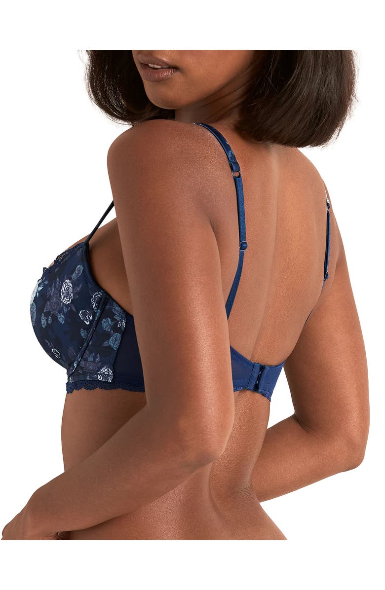 Adore Me Elsie Contour Balconette Bra, Alternate, color, Floral Black