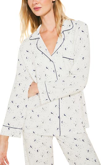 Gisele Print Jersey Knit Pajamas
