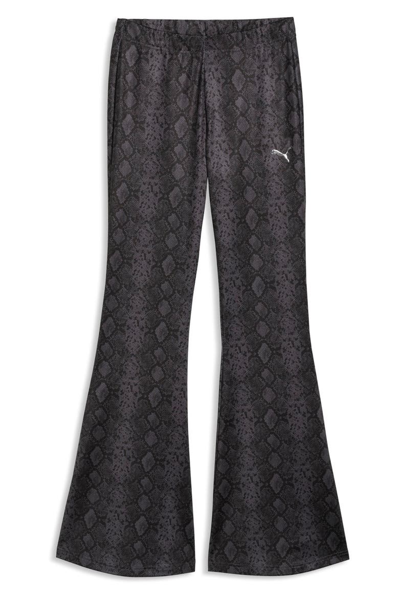 Snake Pack Flare Leggings, Alternate, color, PUMA BLACK