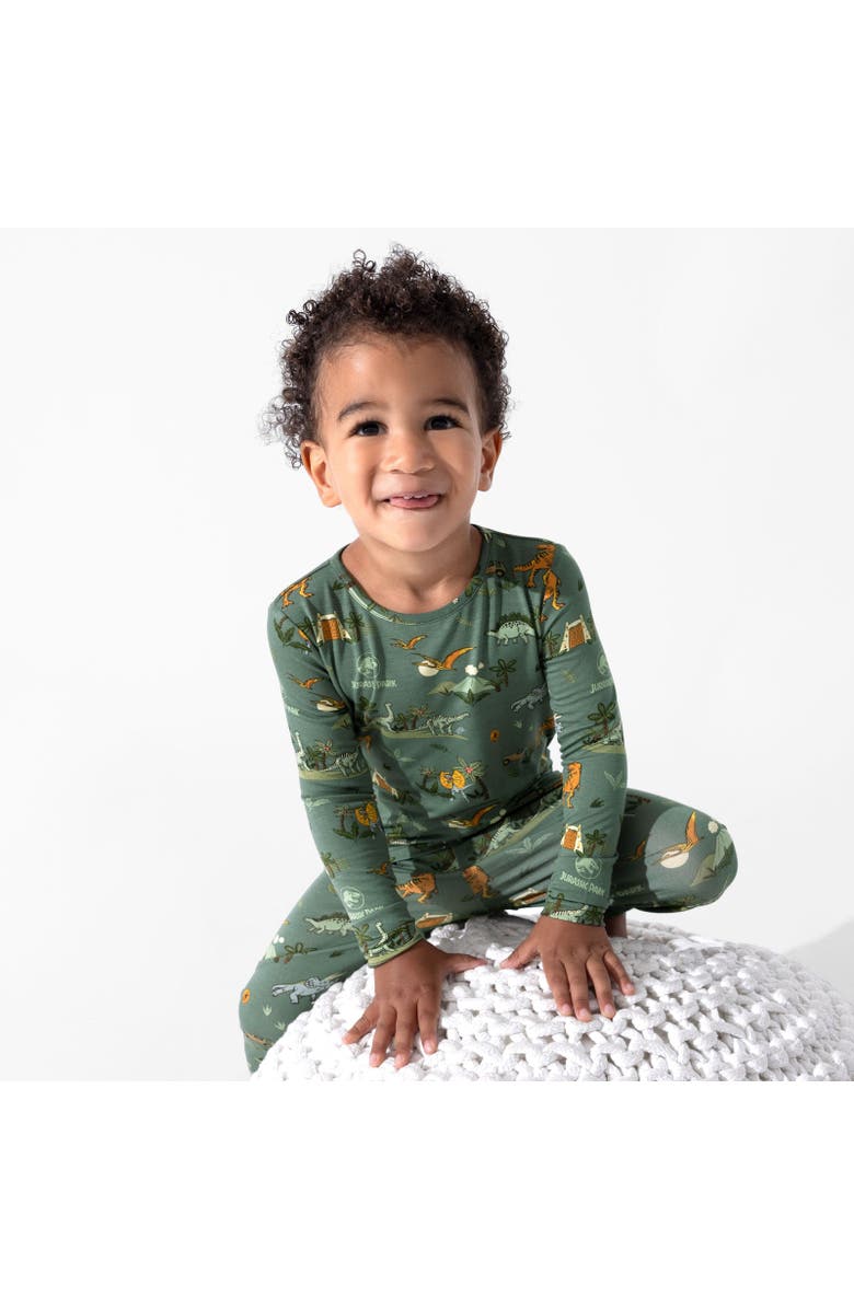Bellabu Bear Kids' Jurassic Park Safari Set of 2 Piece Pajamas, Alternate, color, Jurassic Park: Safari