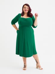 Scarlett & Jo Georgina Sweetheart Neck '1940s' Dress