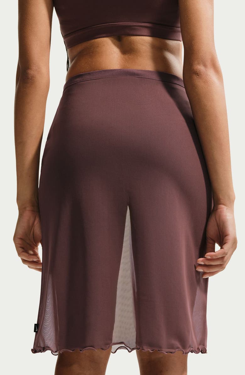 Nike Sportswear Slim Fit Sheer Skirt, Alternate, color, Tattoo/ Sail