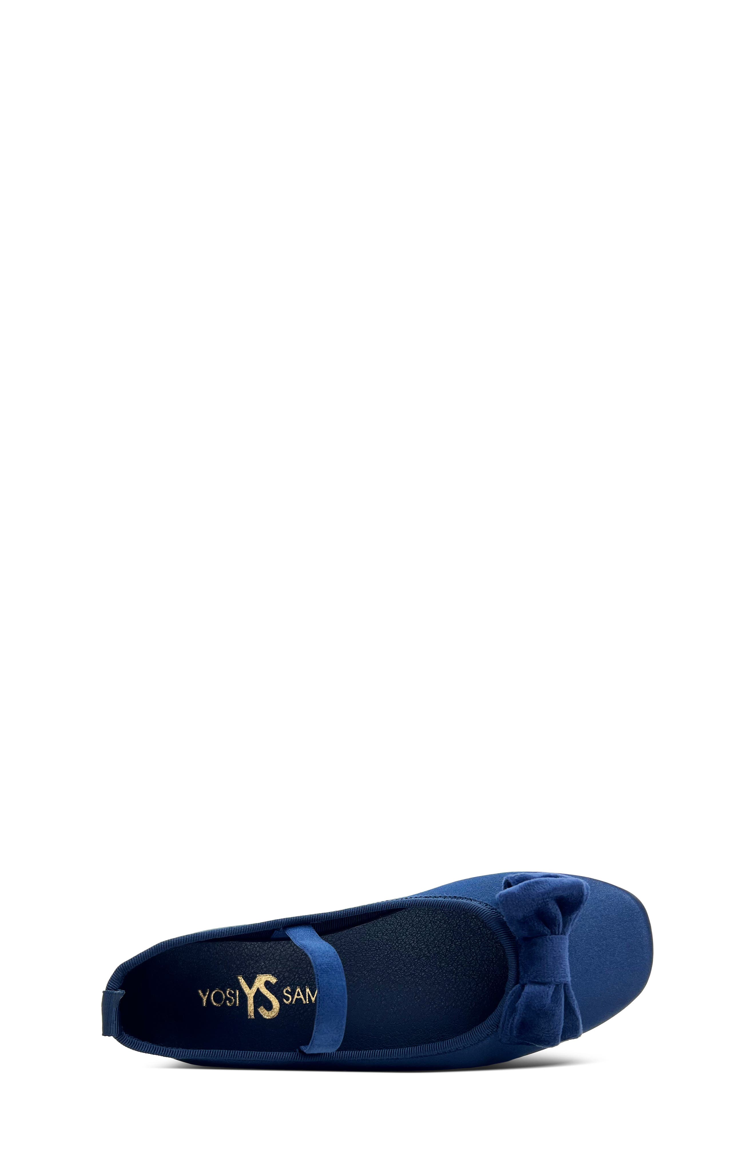Yosi Samra Kids' Miss Emory Satin Mary Jane Flat, Alternate, color, 
