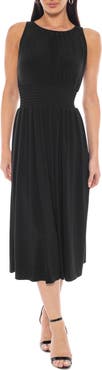 Marina Smocked Waist Jersey Dress