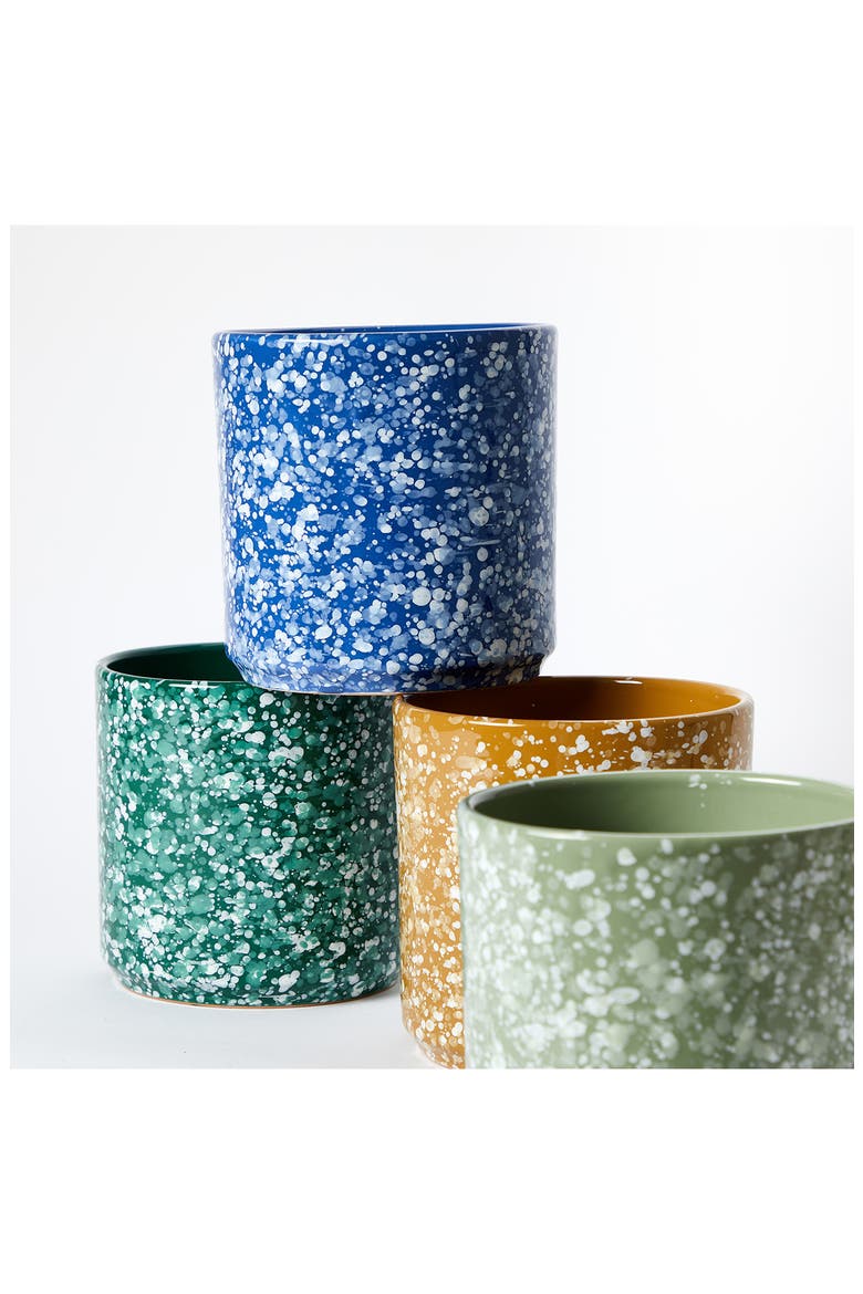 Splatter Plant Pot, Alternate, color, MINT