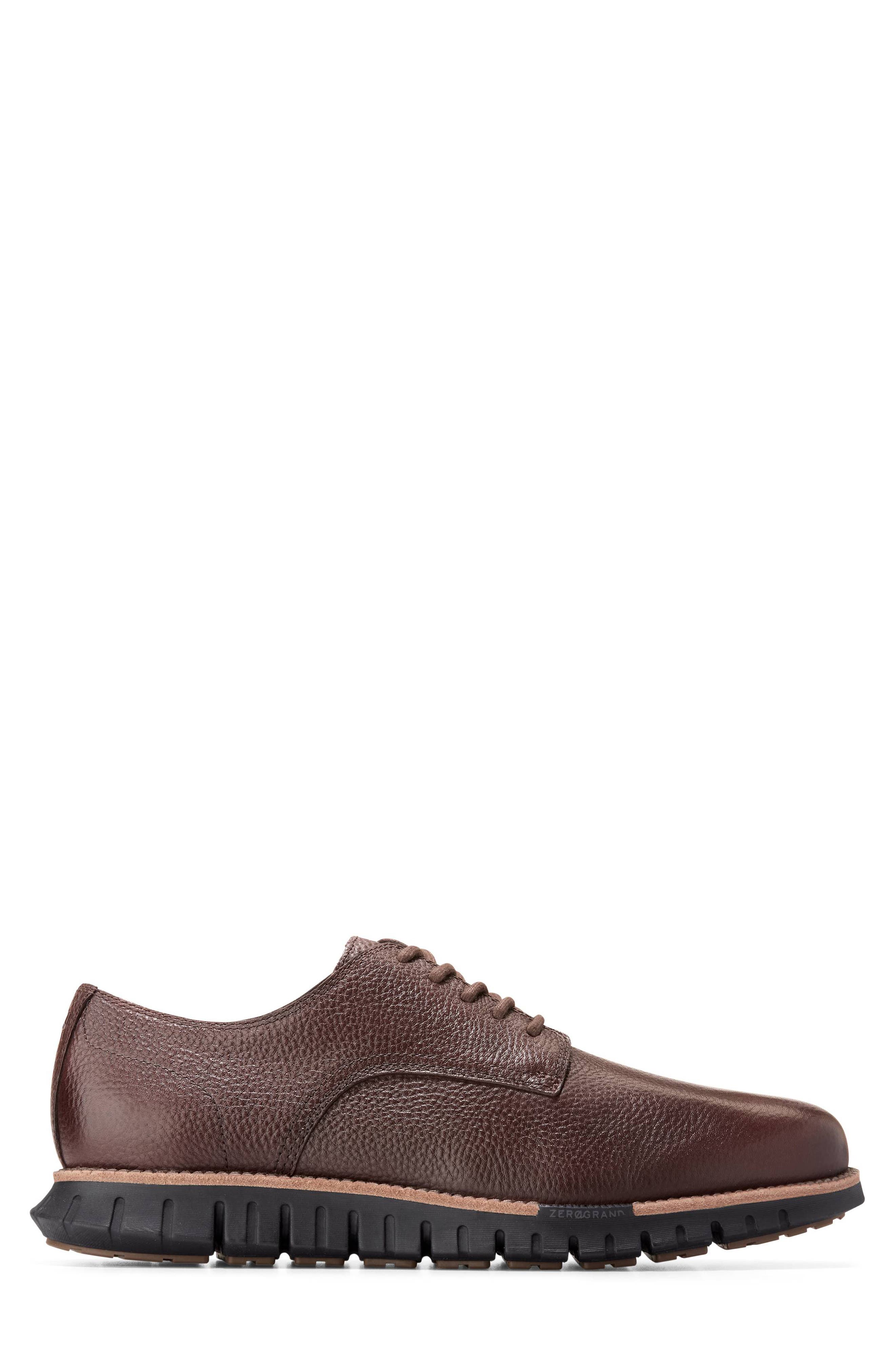 ZeroGrand Remastered Plain Toe Derby, Alternate, color, MADEIRA/ BL