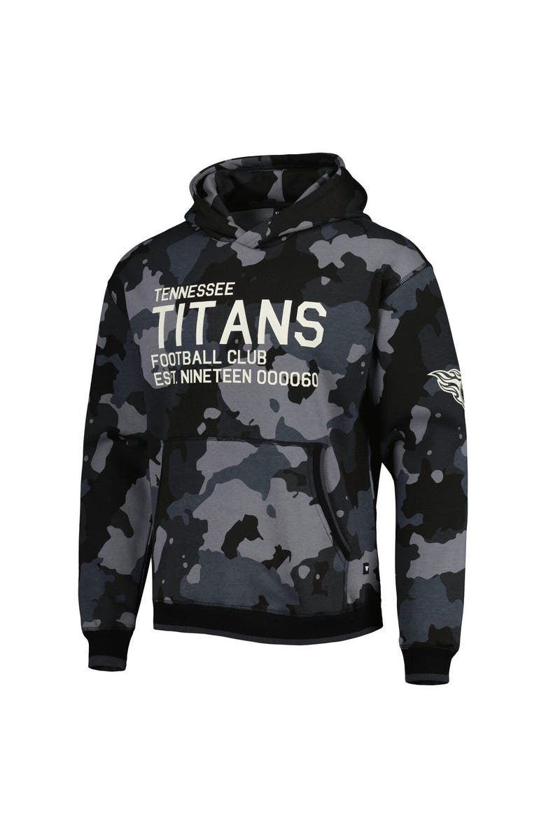 THE WILD COLLECTIVE Men's The Wild Collective Black Tennessee Titans Camo Pullover Hoodie, Alternate, color, Black