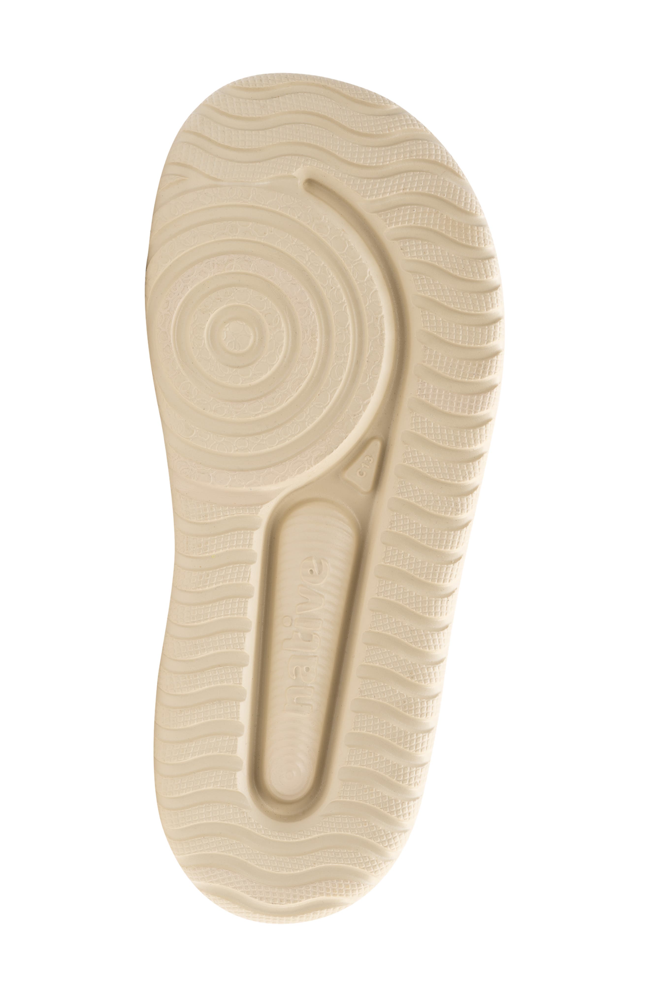 Native Shoes Kids' Chase Print Slingback Sandal, Alternate, color, White/ Yellow/ Rainbow