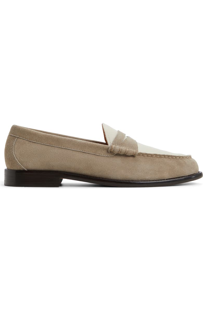 Brooks Brothers Campus Penny Loafer, Alternate, color, Taupe