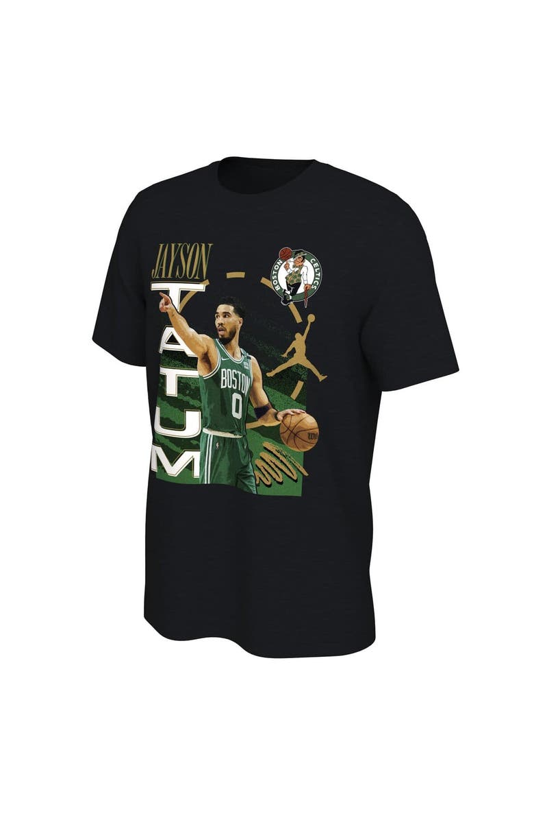 Jordan Brand Men's Jordan Brand Jayson Tatum Black Boston Celtics Player T-Shirt, Alternate, color, Black