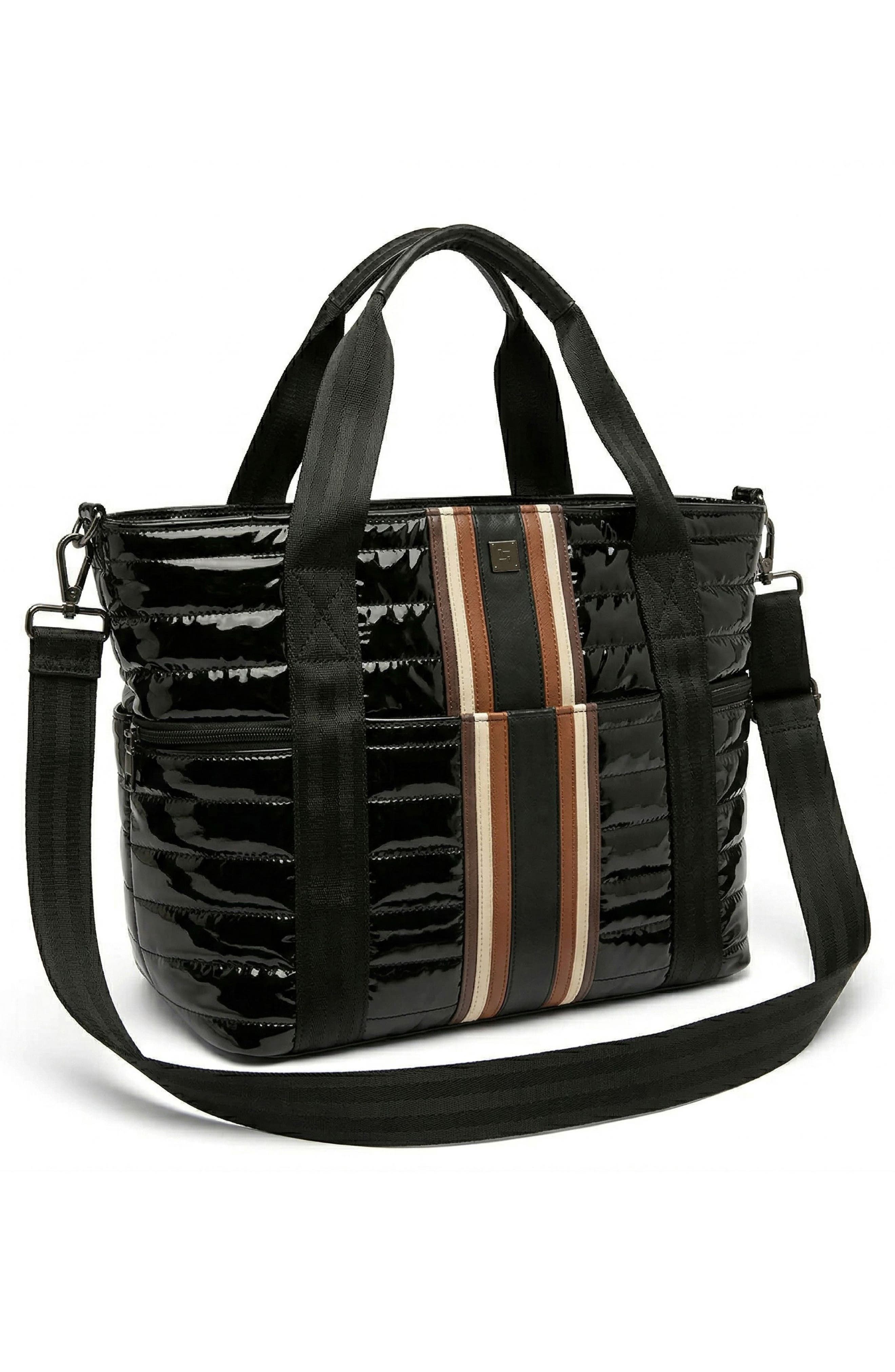 Jetset Wingman Tote, Alternate, color, BLACK PATENT