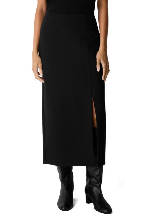 Stretch Jersey Maxi Skirt