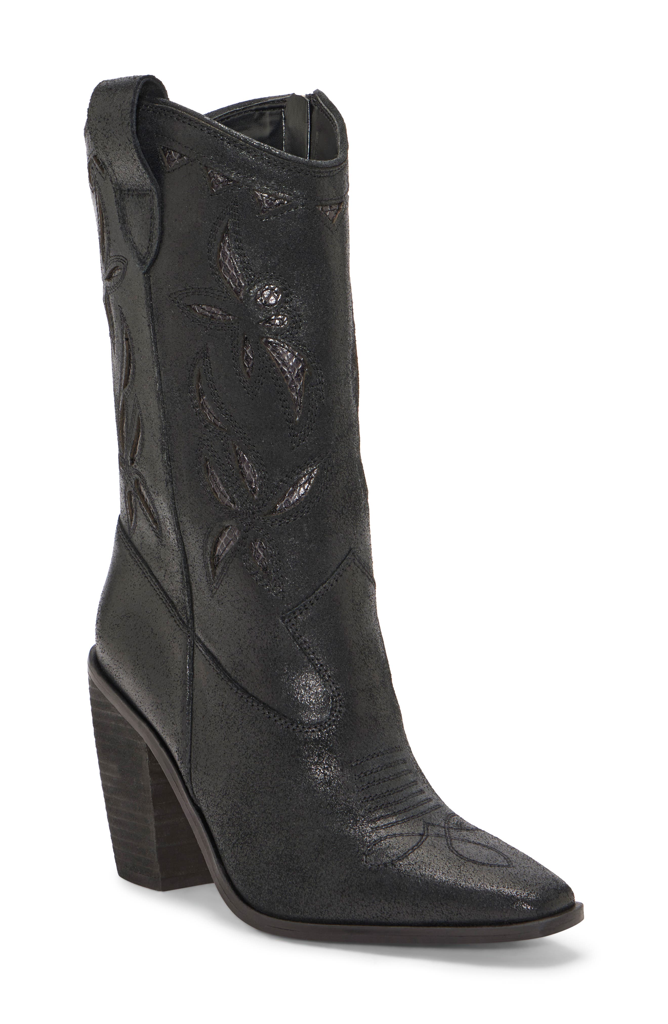 Vince Camuto Alisah Square Toe Western Boot