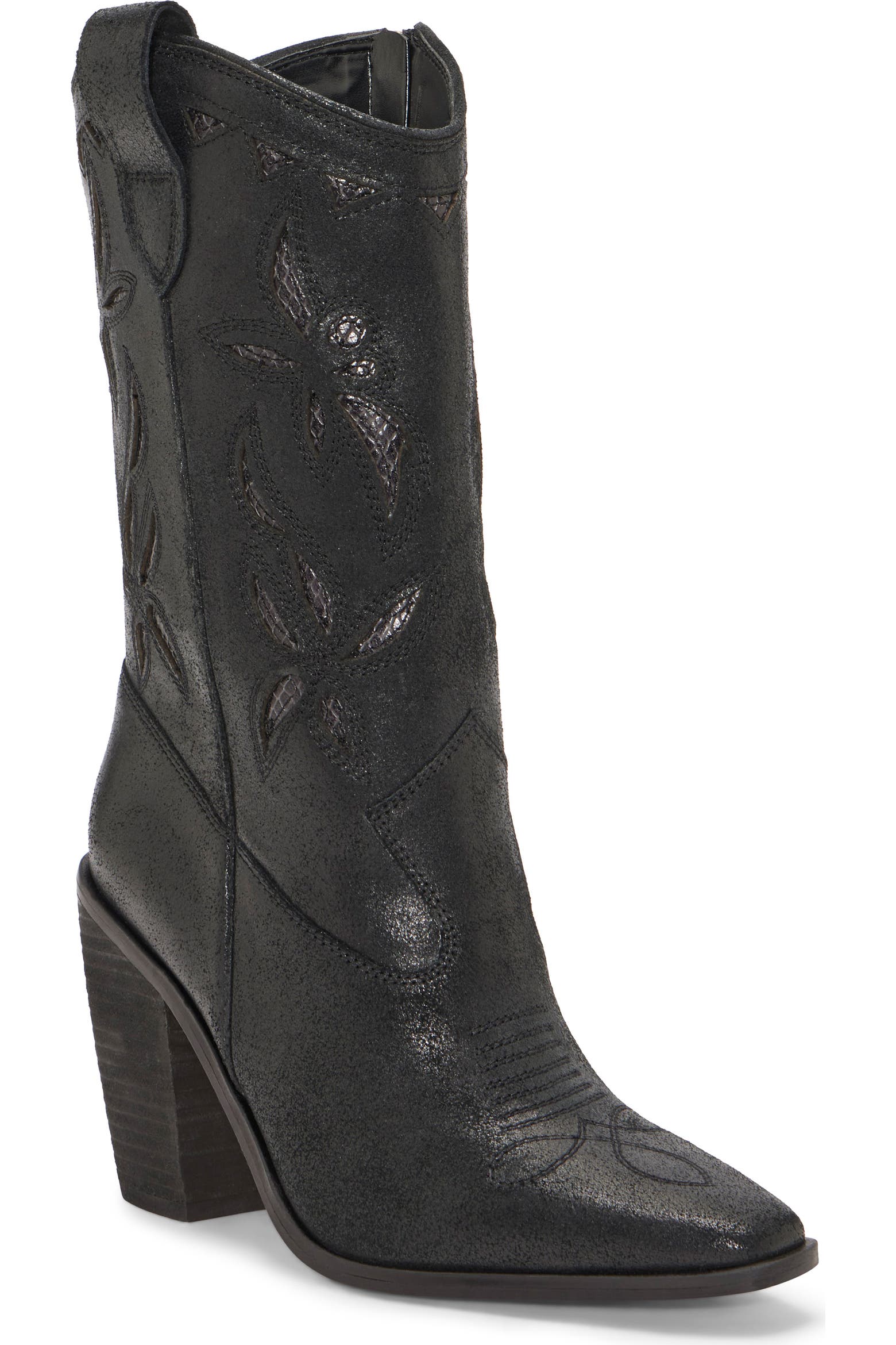 96 48 Vince Camuto Alisah Square Toe Western Boot (Women) | Nordstromrack