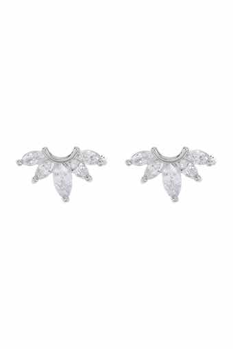 Marquise CZ Stud Earrings