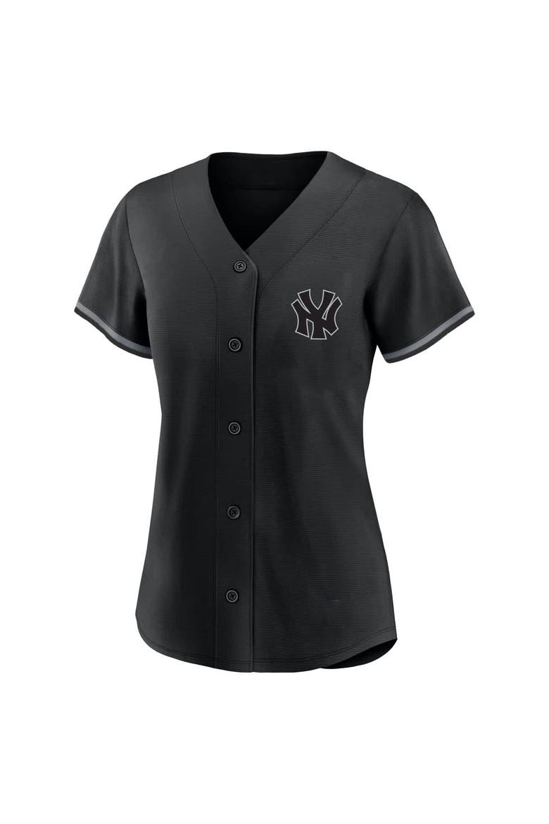 Women's Profile Aaron Judge Black New York Yankees Plus Size Player Name & Number Fashion Jersey, Alternate, color, Black