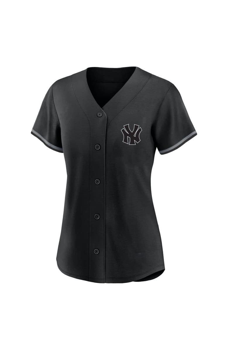 PROFILE Women's Profile Aaron Judge Black New York Yankees Plus Size Player Name & Number Fashion Jersey, Alternate, color, Black