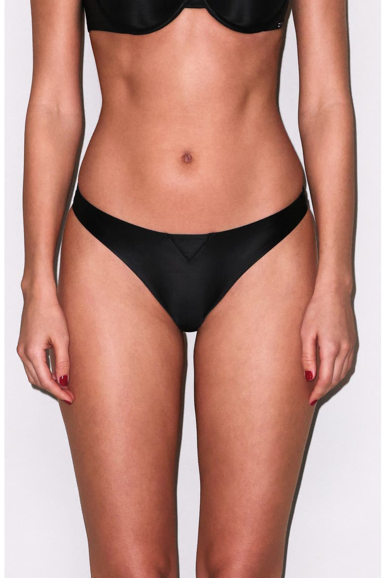 Le Gloss Cheeky Tanga, Main, color, BLACK