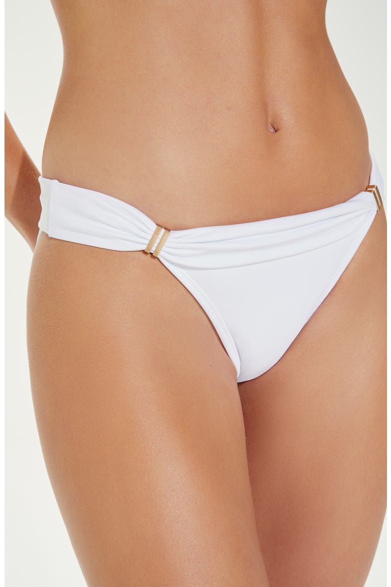 Bia Tube Bikini Bottoms, Alternate, color, WHITE