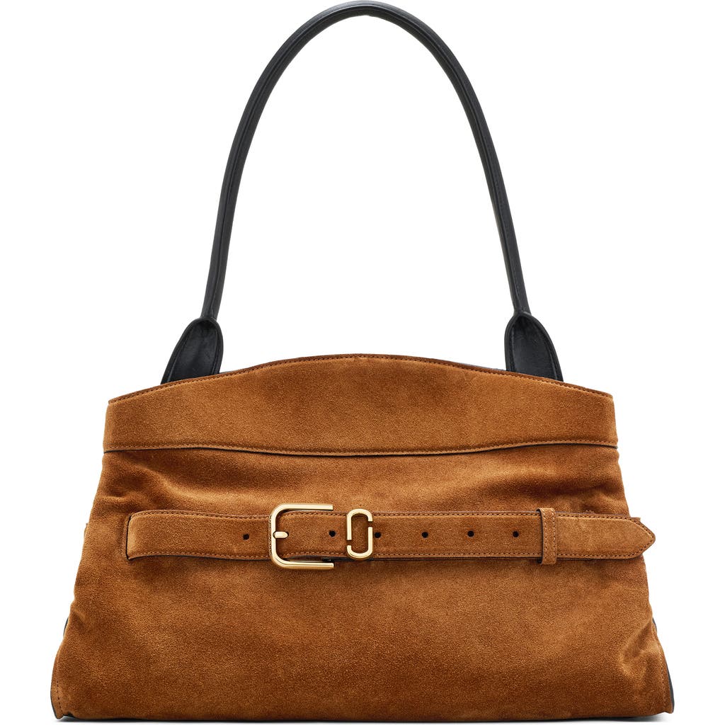 Marc Jacobs The Suede Dakota Satchel In Brown