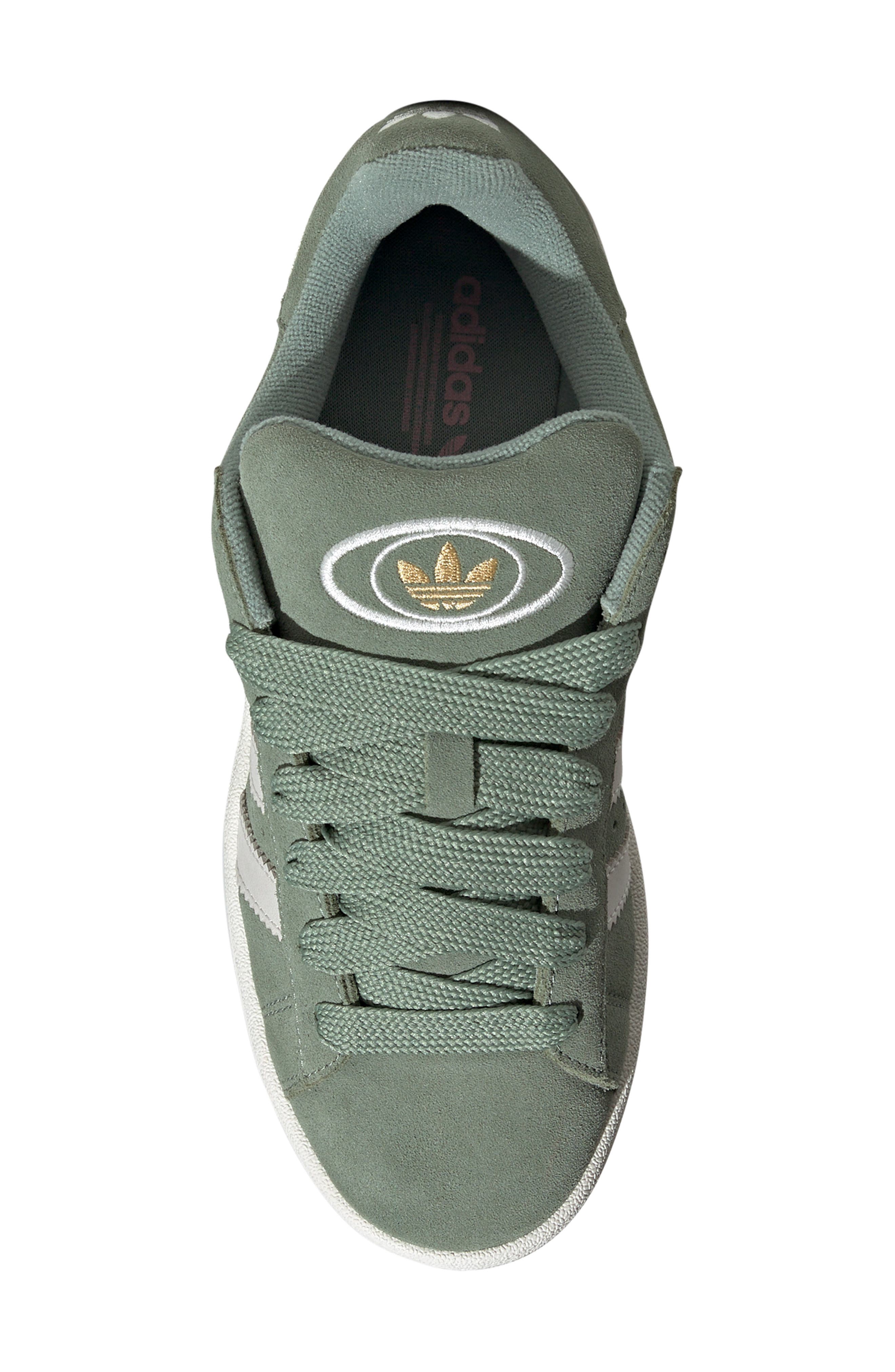 adidas Campus 00s Sneaker, Alternate, color, Silver Green/ Off White/ Gum