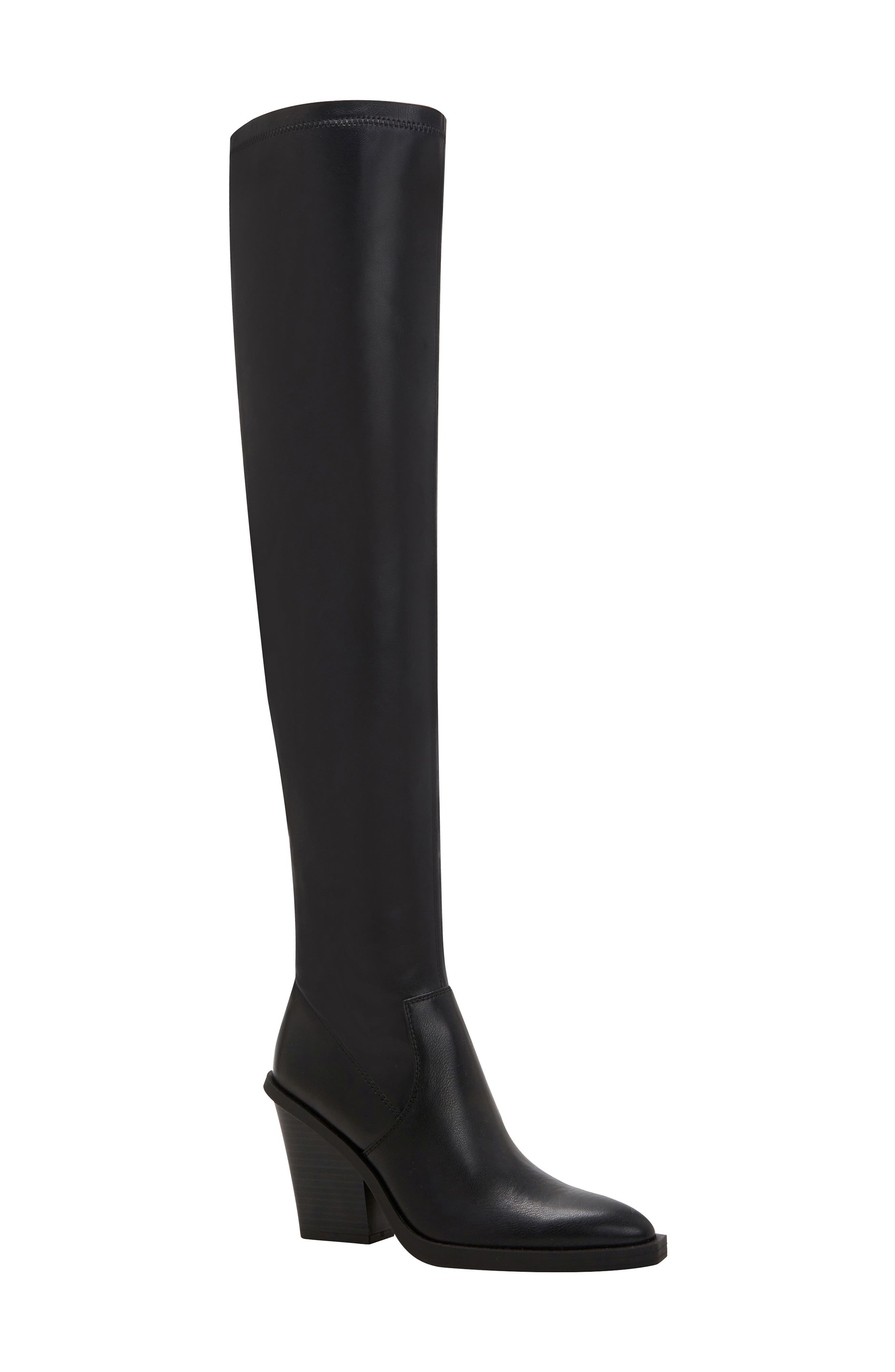 Citygurl Over the Knee Boot, Main, color, BLACK