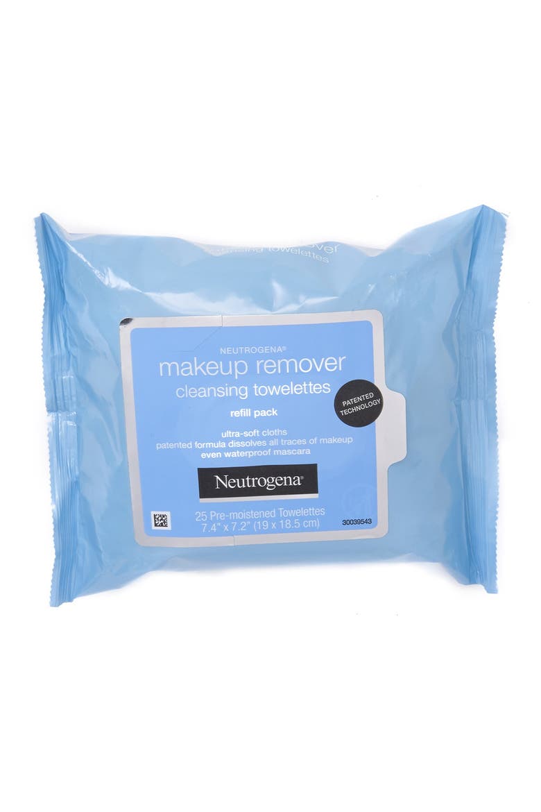 Ultra-Soft Makeup Remover Wipes for Waterproof Makeup - 25 ct, Main, color, NONE