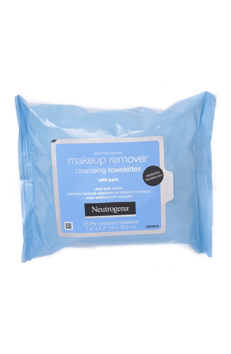 NEUTROGENA Ultra-Soft Makeup Remover Wipes for Waterproof Makeup - 25 ct, Main, color,