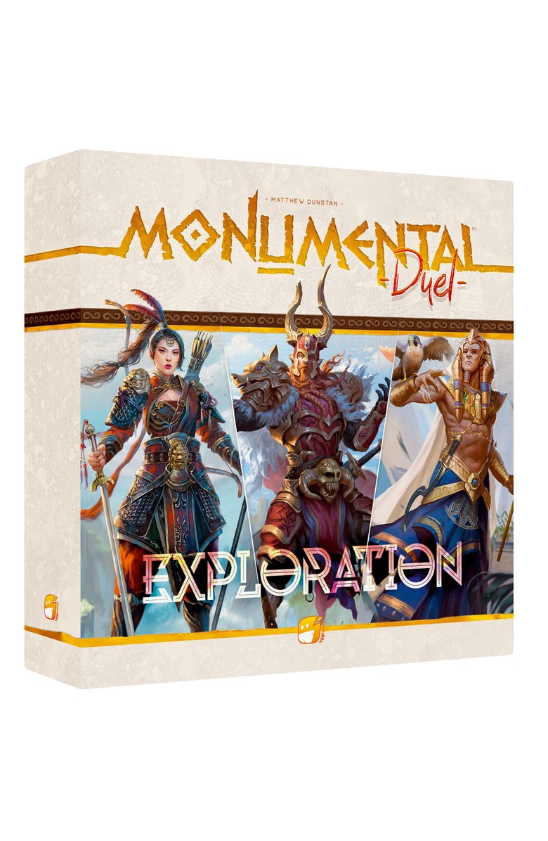 Funforge Monumental Duel Civilization Deckbuilding Board Game, Ages 10+, Main, color, Multicolored