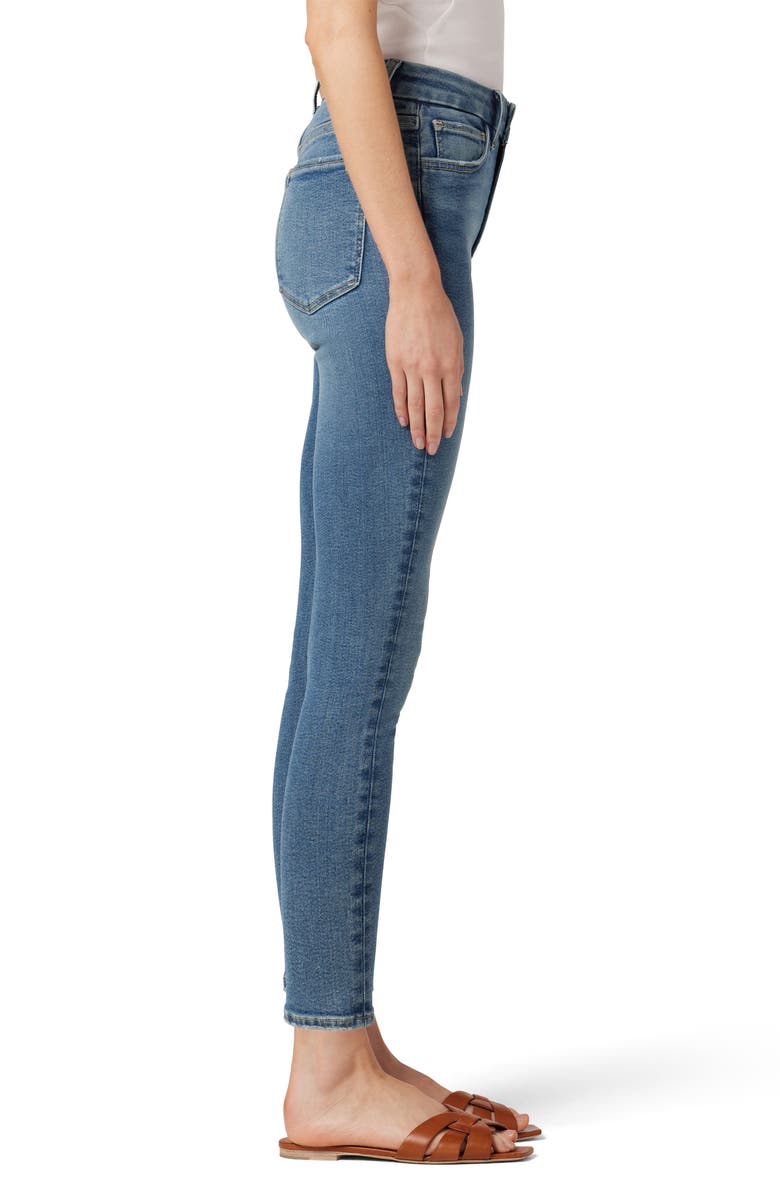 Joe's The Snapback High Waist Honey Ankle Skinny Jeans, Alternate, color,