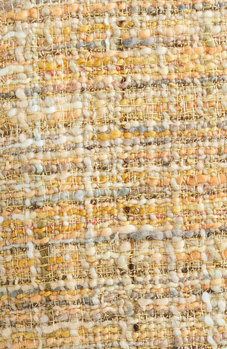 Etro Crop Tweed Jacket, Alternate, color, Multicolor On Beige Base