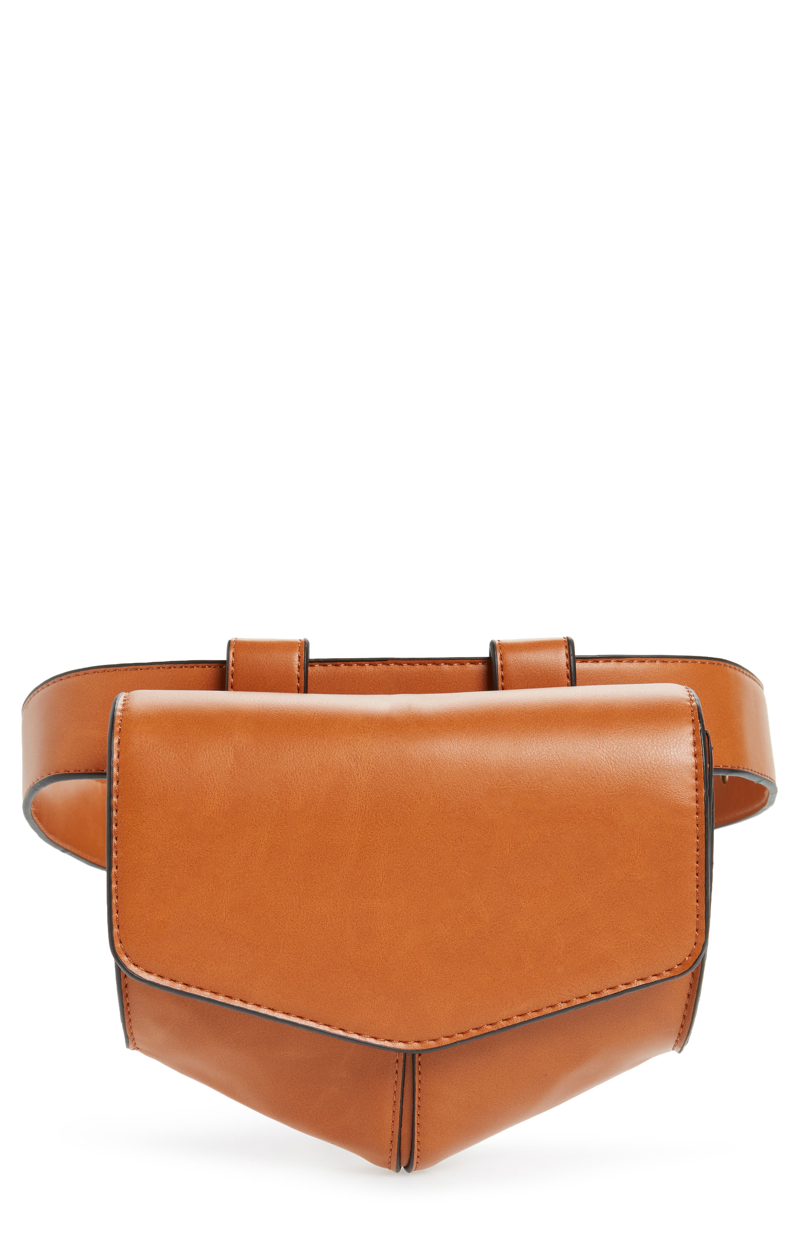 Leith Faux Leather Utility Belt Bag, Main, color, 