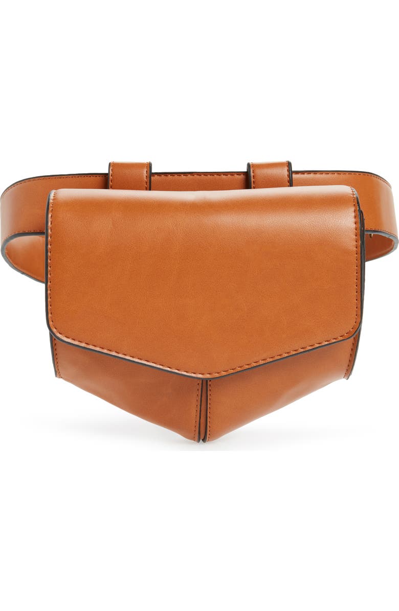 Leith Faux Leather Utility Belt Bag, Main, color,