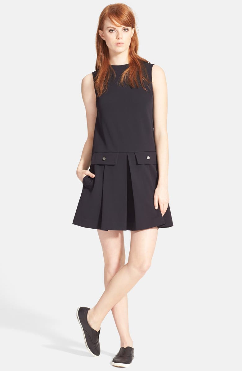 MARC BY MARC JACOBS Jersey Twill Drop Waist Dress, Main, color,