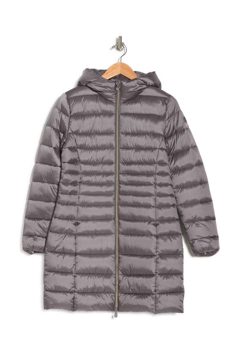 Iris Water Resistant Hooded Coat, Alternate, color, 15 MID GREY