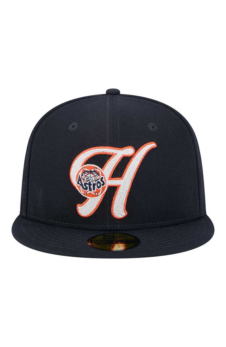 New Era Men's New Era Navy Houston Astros  Duo Logo 2.0 59FIFTY Fitted Hat, Alternate, color, 