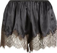 Bode Lace Trim Satin Tap Pants