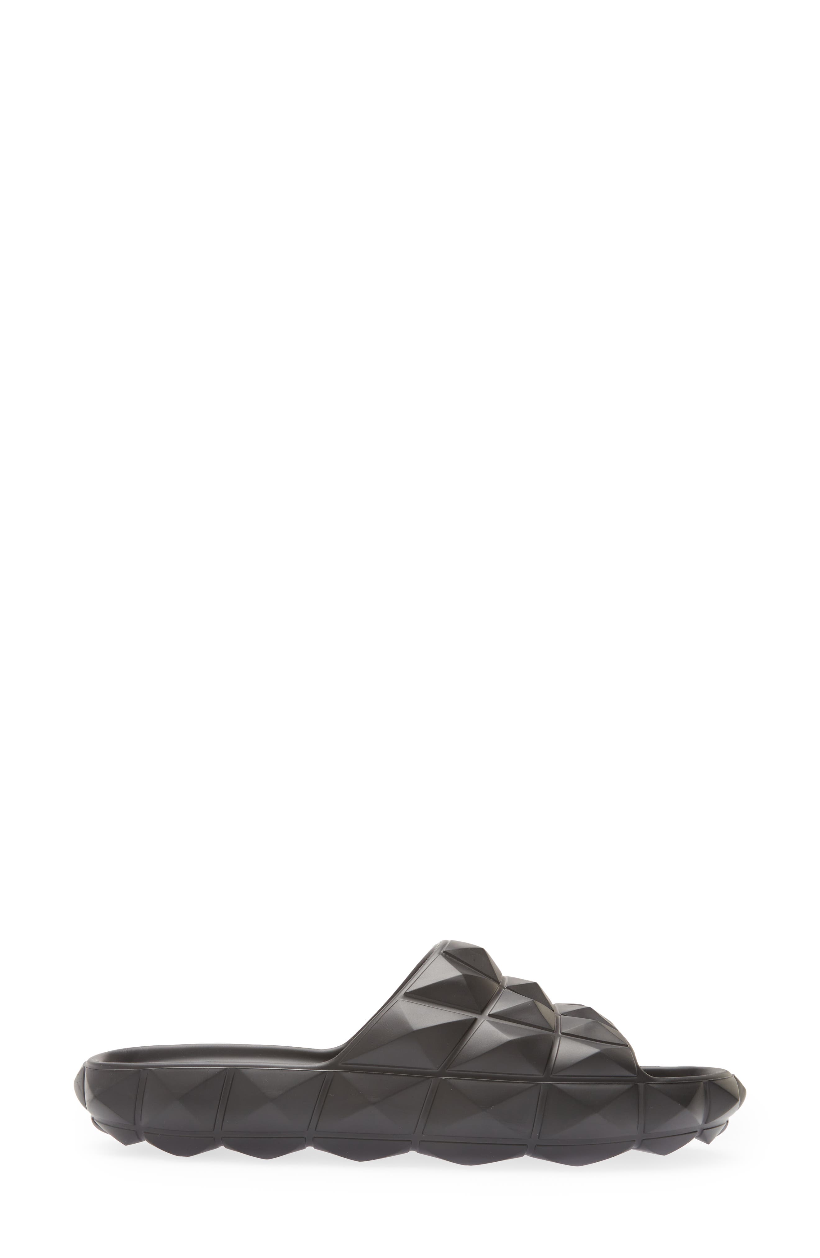 Valentino Garavani Roman Stud Turtle Slide Sandal, Alternate, color, 