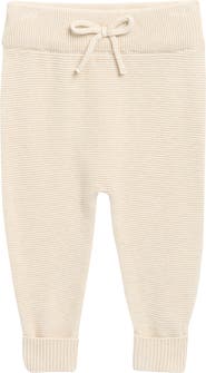 QUINCY MAE Heathered Organic Cotton Knit Joggers