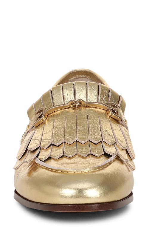 Sam Edelman Liz Kiltie Loafer In Gold