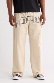 HONOR THE GIFT Puff Letter Woven Pants