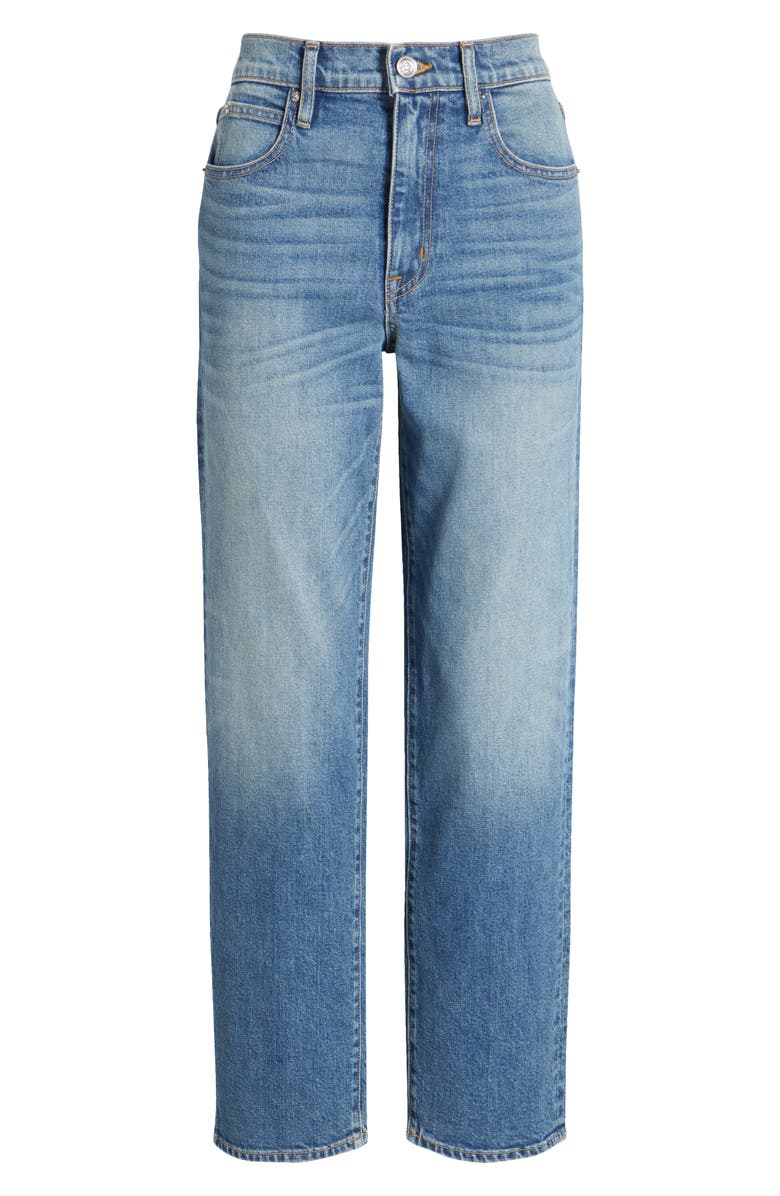 SLVRLAKE Sophie High Waist Straight Leg Jeans, Alternate, color, Common Ground