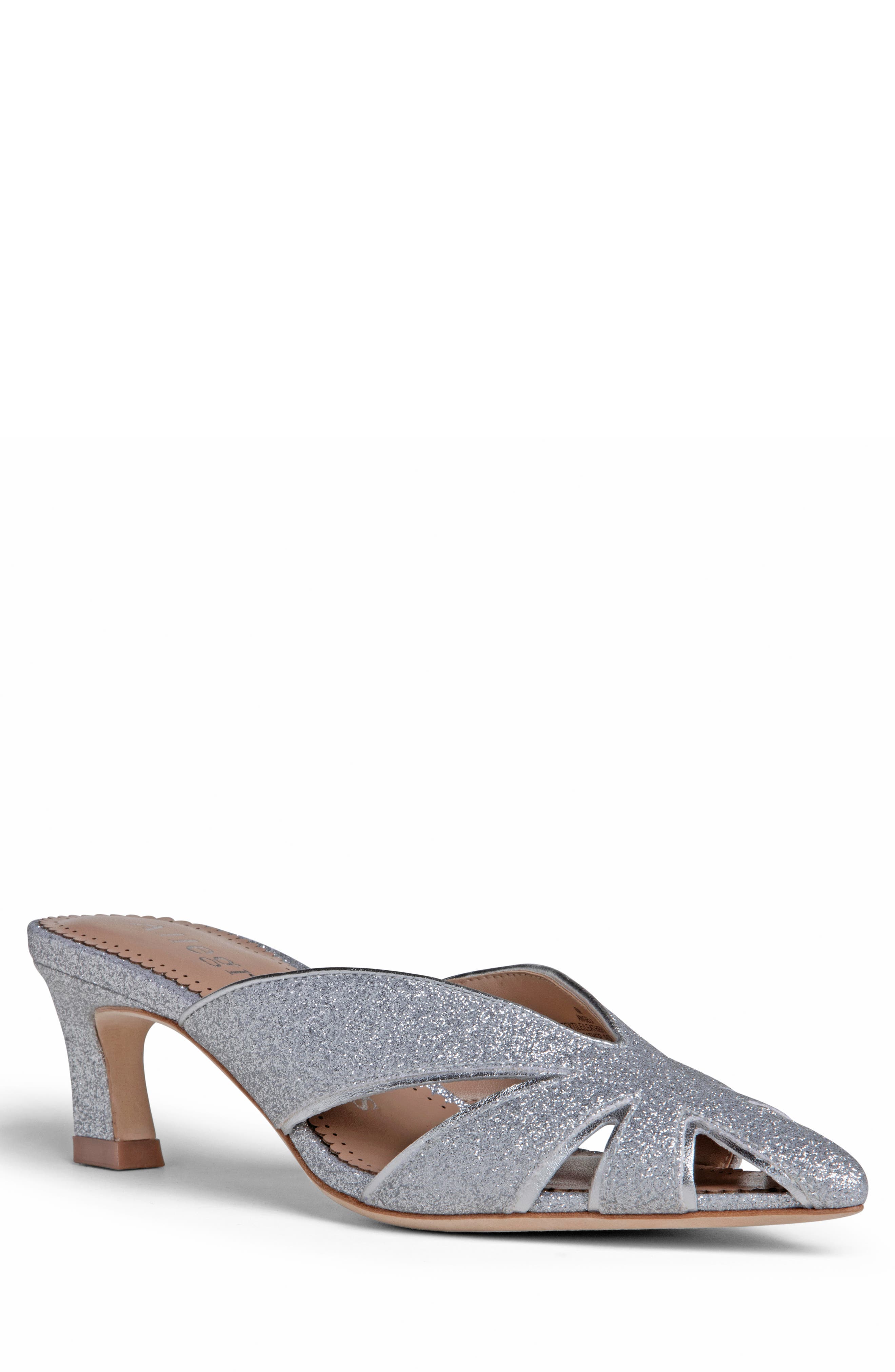 Allegra James Angela Glitter Mule, Alternate, color, 