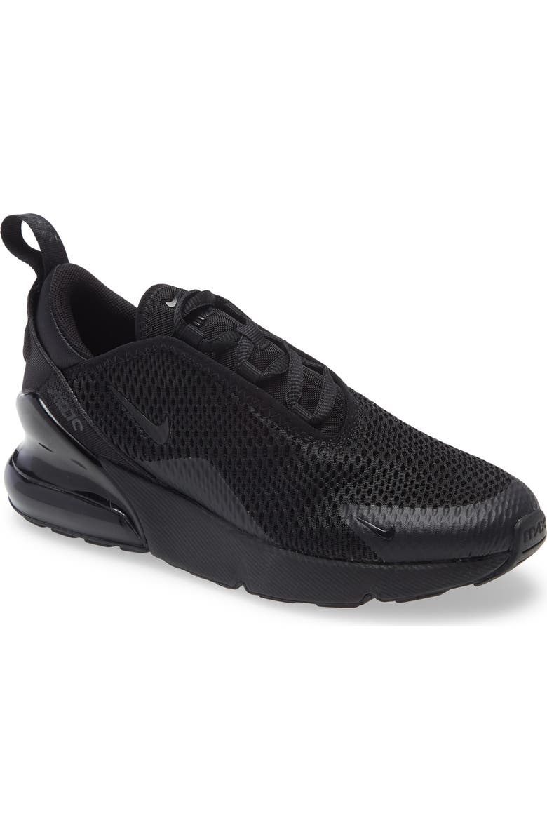 Nike Kids' Air Max 270 Sneaker, Main, color, 006 Black/Black