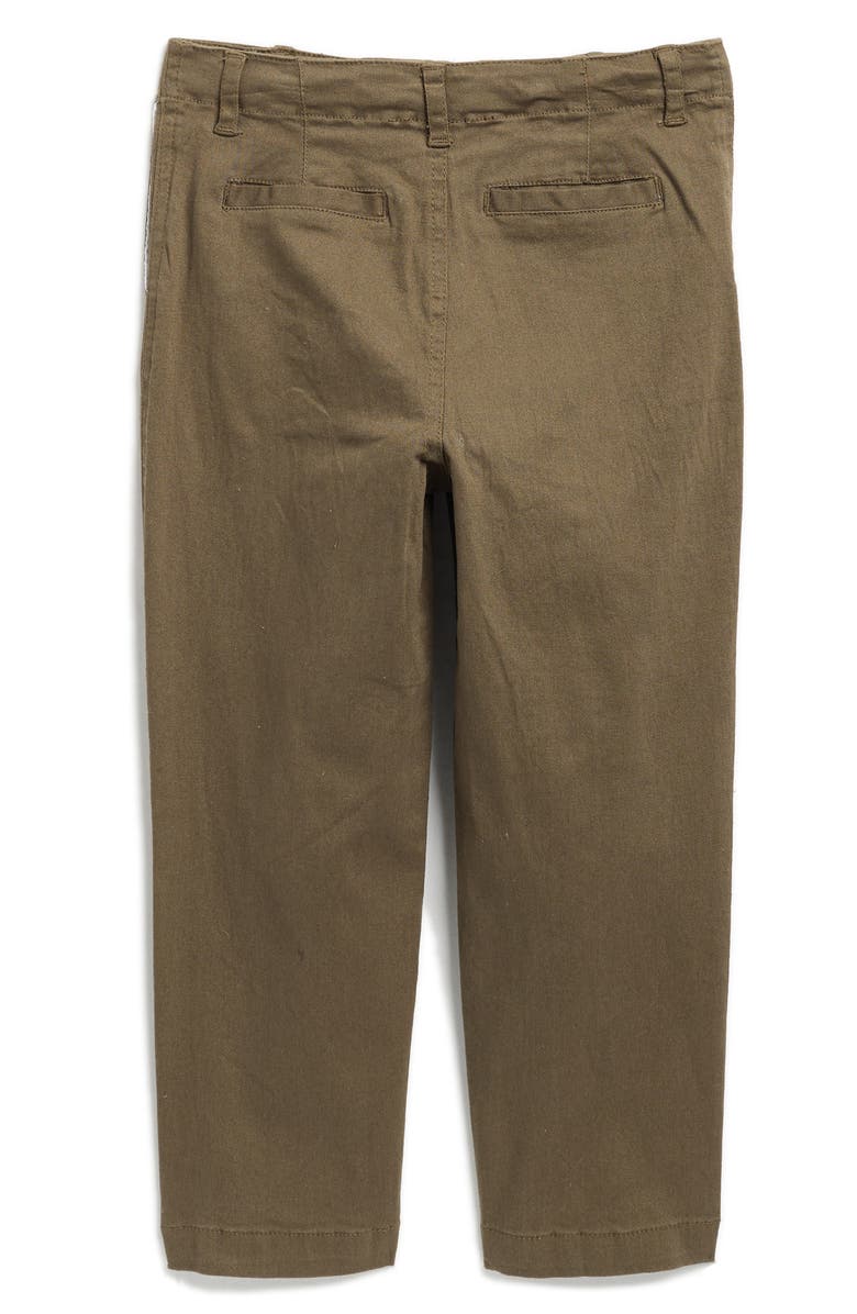 Original Penguin Kids' Flannel Button-Up Shirt & Chino Pants Set, Alternate, color, Grape Leaf