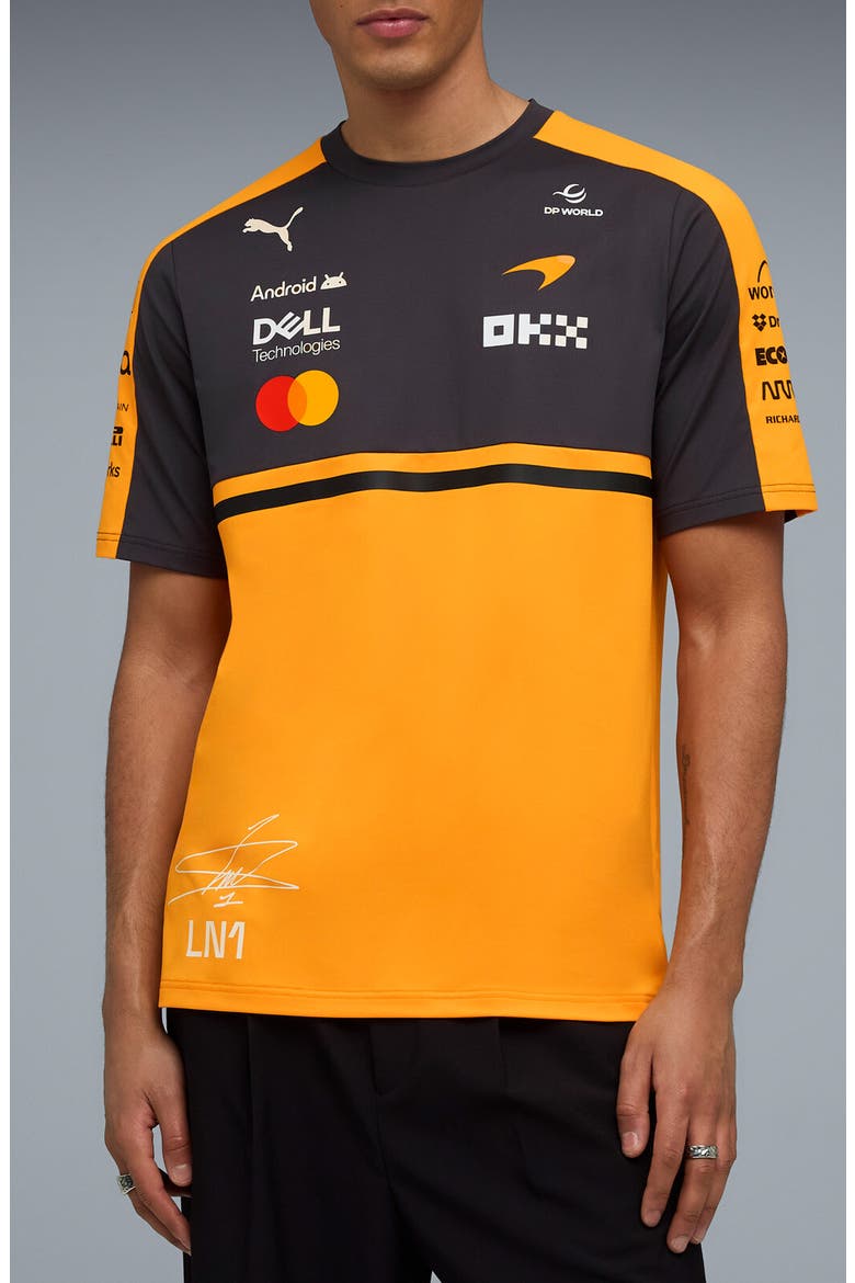 McLaren Replica Norris Racing T-Shirt, Main, color, PAPAYA