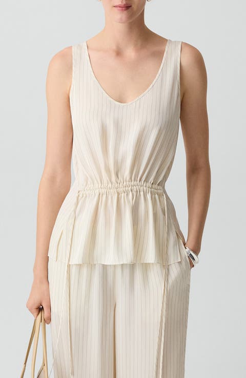 Drawstring Waist Tank